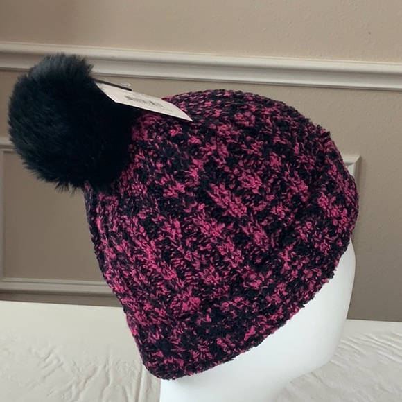 Spyder GIRLS FIRECRACKER Hat - Blk/Ras - Picture 3 of 12